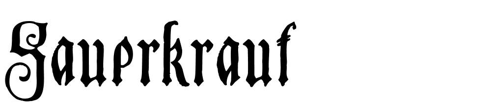 sauerkraut font family download free