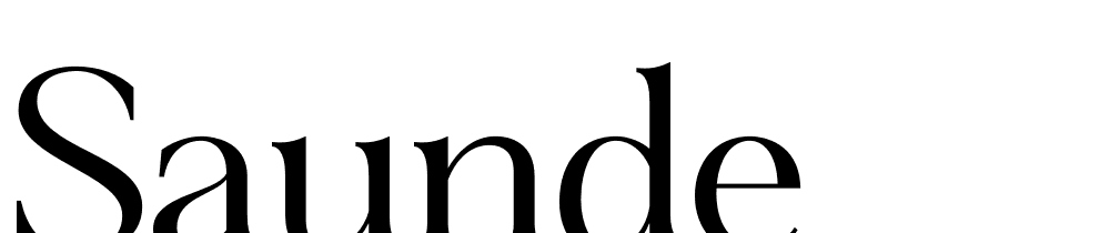 Saunde font family download free