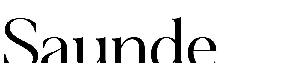 Saunde font family download free