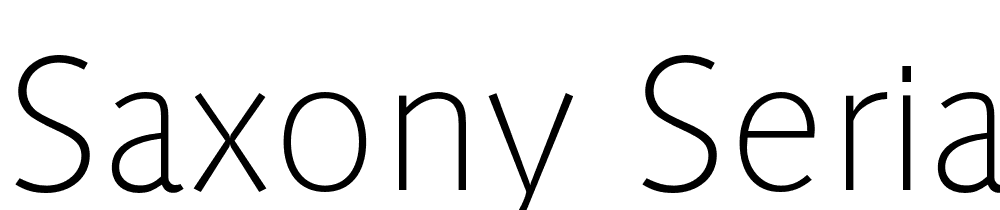 saxony serial font family download free