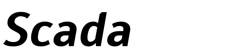 scada font family download free