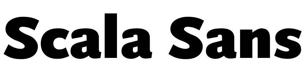 Scala-Sans-Pro-Black font family download free