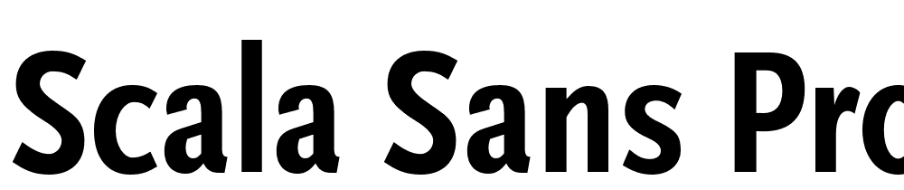 Scala-Sans-Pro-Cond-Bold font family download free