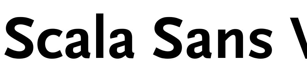 Scala Sans W font family download free