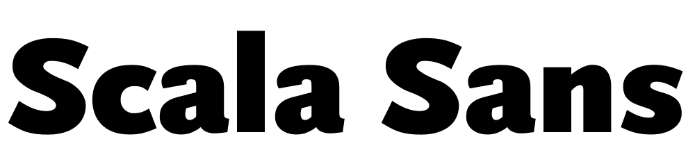 Scala-Sans-W04-Black font family download free