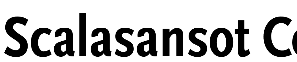 ScalaSansOT-CondBold font family download free