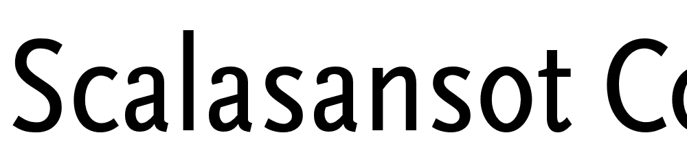 ScalaSansOT-CondRegular font family download free