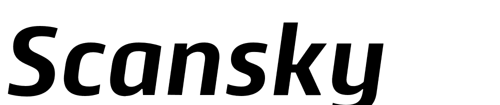 Scansky font family download free