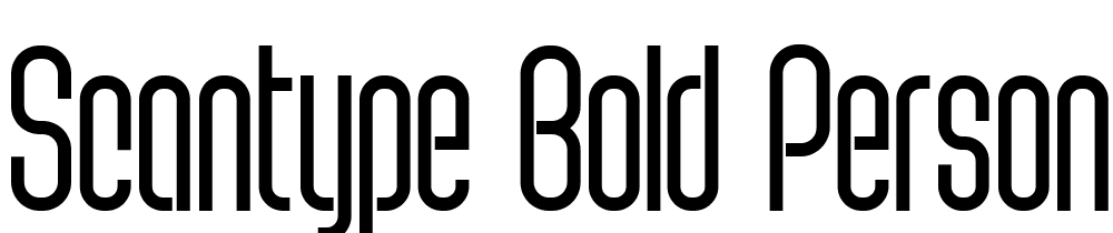 Scantype-Bold-PERSONAL-USE font family download free