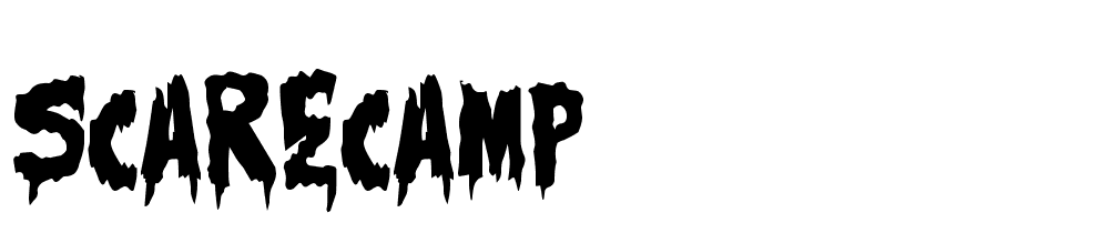 ScareCamp font family download free