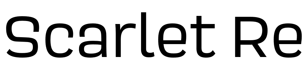 Scarlet-Regular font family download free