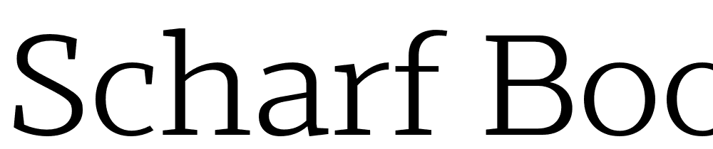 Scharf-Book font family download free