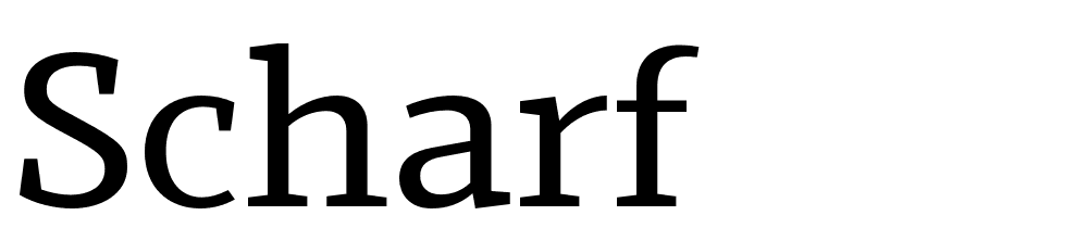 Scharf font family download free