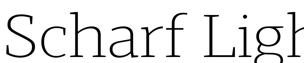 Scharf-Light font family download free