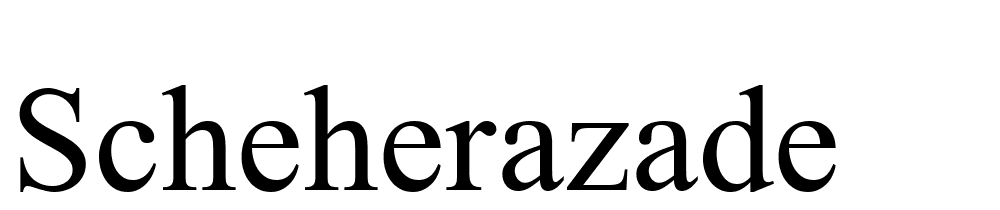 Scheherazade font family download free