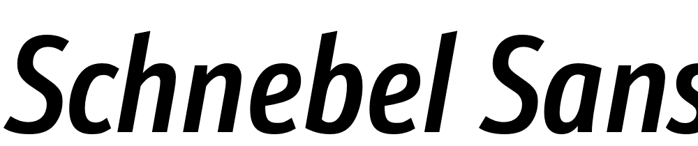 Schnebel-Sans-ME-Comp-Medium-Italic font family download free