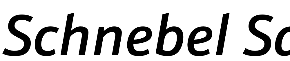 Schnebel-Sans-ME-Medium-Italic font family download free