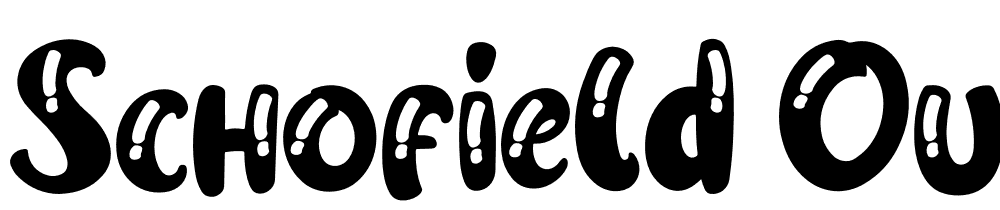 Schofield-Outline font family download free