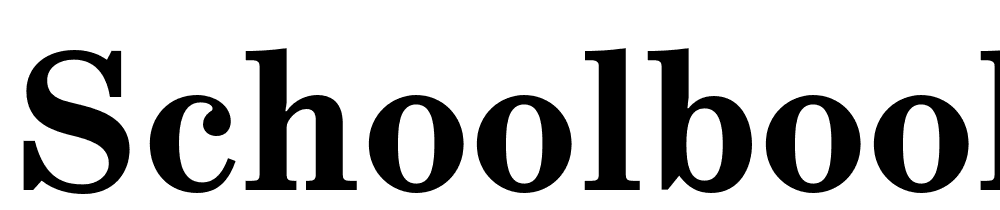 SchoolBook-Bold font family download free