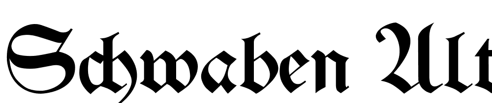 Schwaben-Alt-Bold font family download free