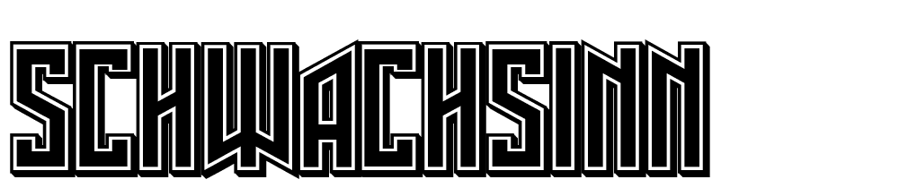 schwachsinn font family download free