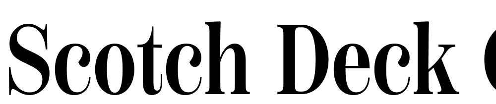 Scotch-Deck-Compressed-Medium font family download free
