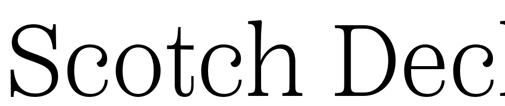 Scotch-Deck-Light font family download free