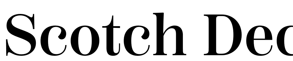 Scotch-Deck-Medium font family download free