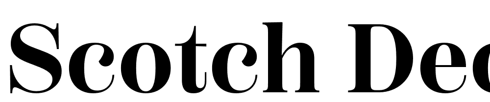 Scotch-Deck-SemiBold font family download free