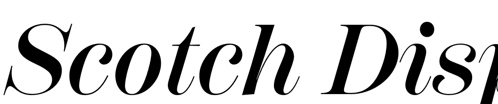 Scotch-Display-SemiBold-Italic font family download free