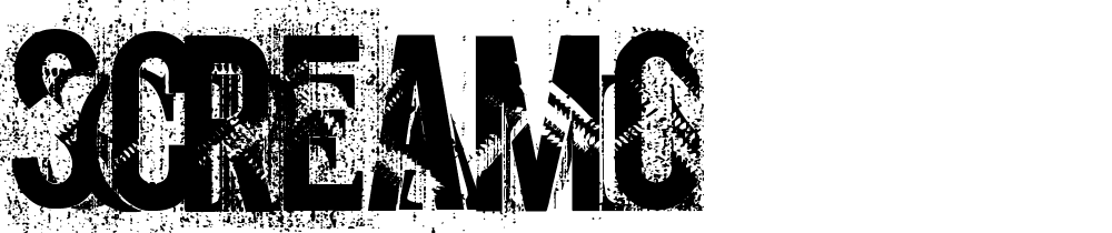 screamo font family download free