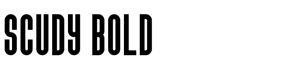 Scudy-Bold font family download free