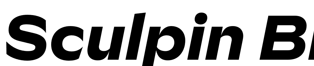 Sculpin-Black-Italic font family download free