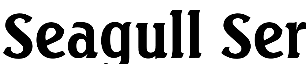 Seagull Serial font family download free