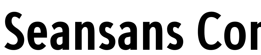 SeanSans-CompressedExtrabold font family download free