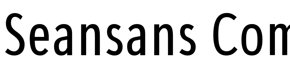 SeanSans-CompressedMedium font family download free