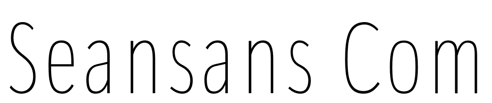 SeanSans-CompressedThin font family download free