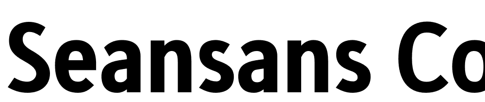 SeanSans-CondensedBlack font family download free