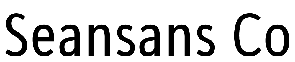 SeanSans-CondensedMedium font family download free