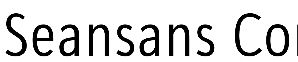 SeanSans-CondensedRegular font family download free