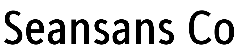 SeanSans-CondensedSemibold font family download free