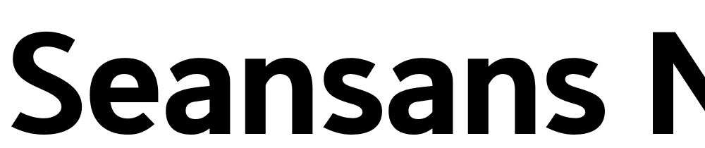 SeanSans-NarrowBlack font family download free