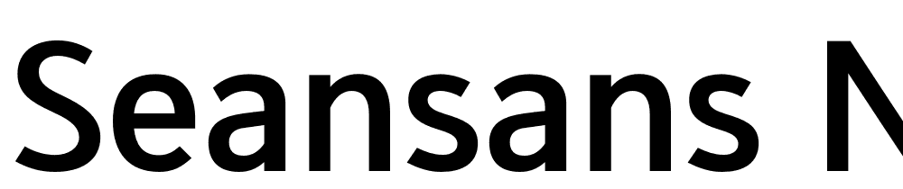 SeanSans-NarrowBold font family download free