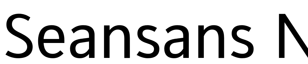 SeanSans-NarrowMedium font family download free