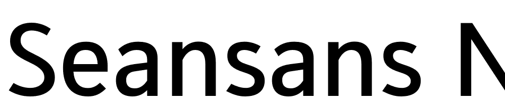 SeanSans-NarrowSemibold font family download free