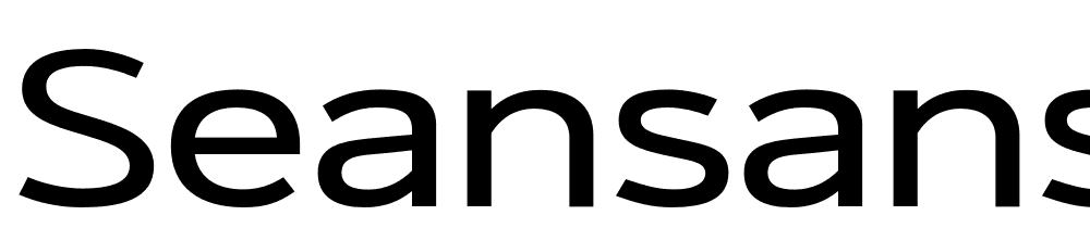 SeanSans-WideSemibold font family download free