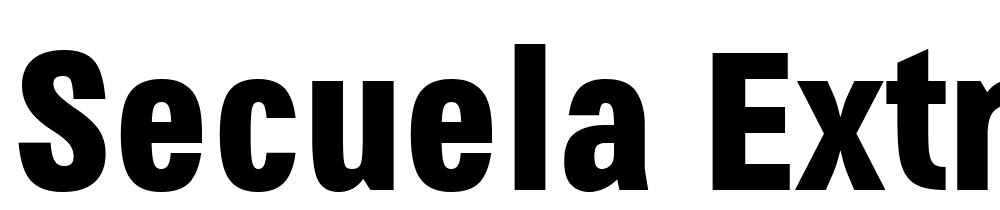 Secuela-Extra-Bold font family download free