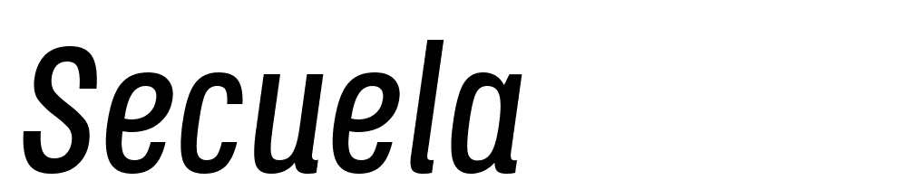 secuela font family download free