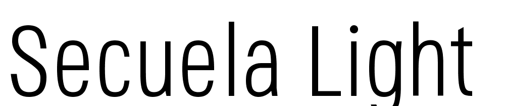 Secuela-Light font family download free