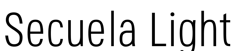 Secuela-Light font family download free